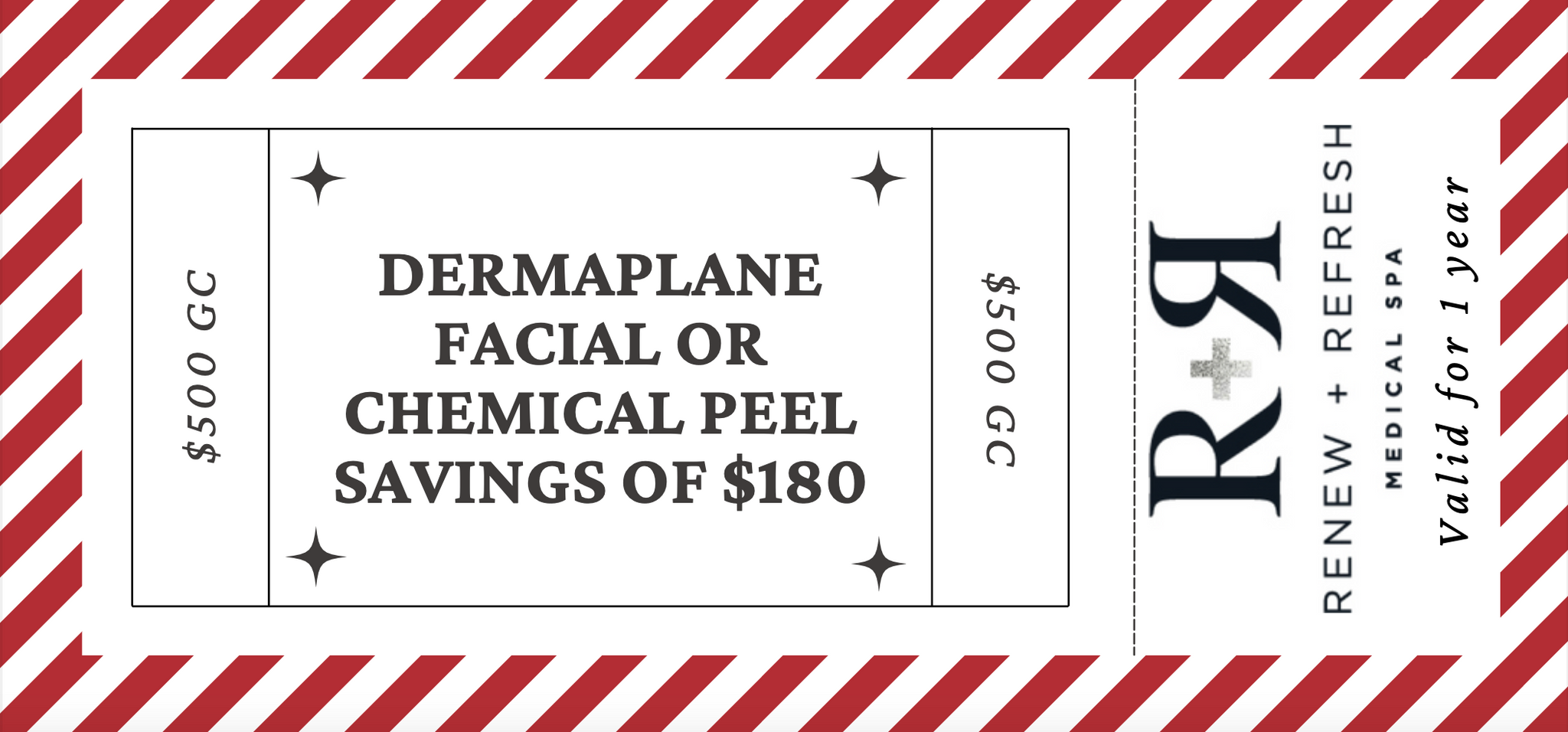 $500 GC + Dermaplane Facial or Chemical Peel