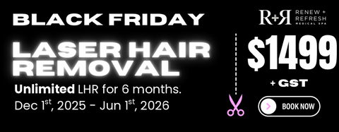 Black Friday UNLIMITED Laser Hair Removal For 6 Months!