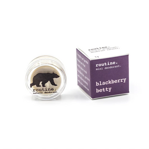 routine mini, Blackberry Betty, Natural Deodorant, 5g